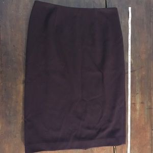 Oxblood Pencil Skirt from Worth
